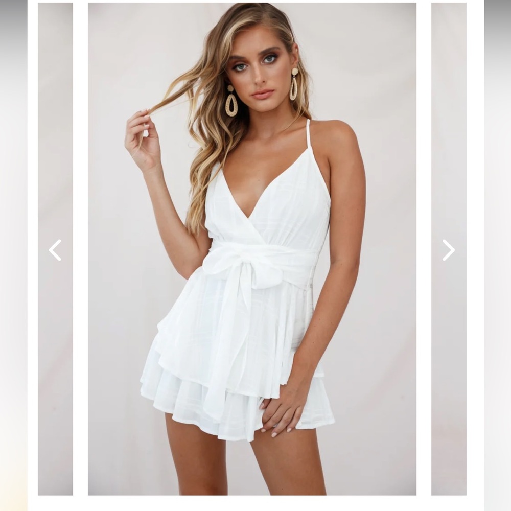 Saints and Secrets White Romper
